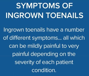 symptoms ingrown toenail